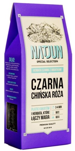 Herbata czarna chińska róża 60g natjun