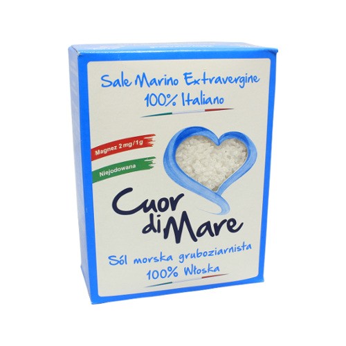 Sól morska włoska niejodowowana 1kg gruba