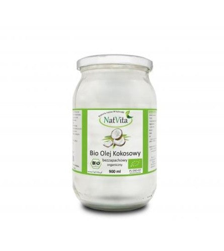 Bio olej kokosowy bezzapachowy 900ml