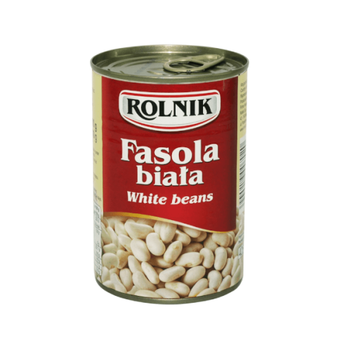 Fasola biała konserwowa 425ml Rolnik