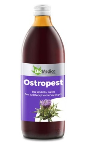 Sok  z ostropestu 100% 500 ml ekamedica