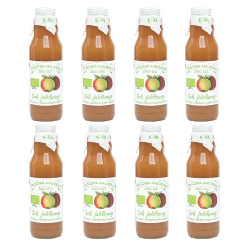 Sok jabłkowy BIO 750ml Tłocznia Maurera - 8 sztuk