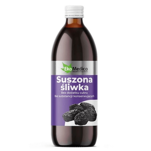 Sok z suszonej śliwki 500ml EkaMedica