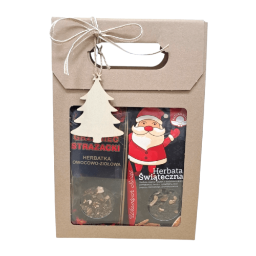 Zestaw prezentowy: Herbata świąteczna 75g + Grzaniec Strażacki 100g Natura Wita